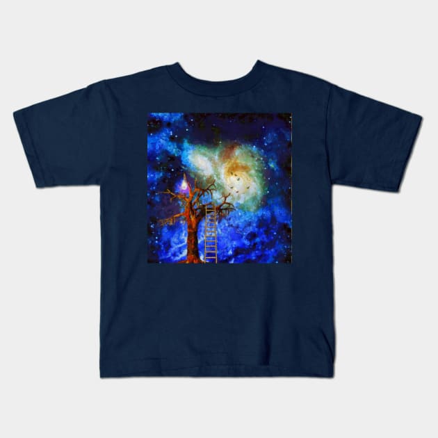 The tree of wisdom Kids T-Shirt by rolffimages